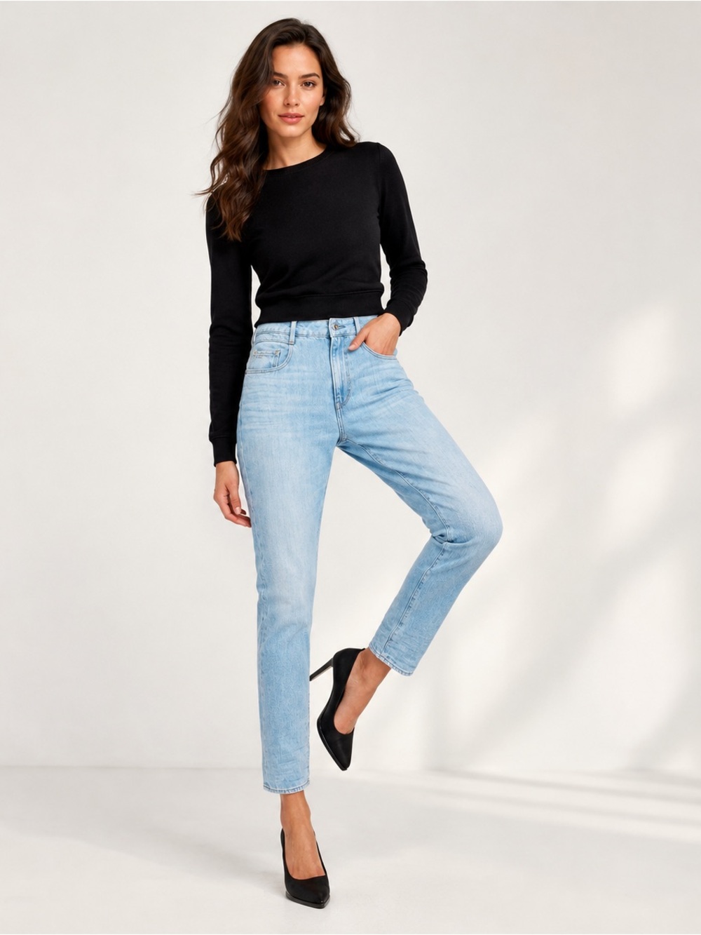 G-Star RAW Radar Boyfriend Tapered Jeans Light Wash Mid Rise 26x32